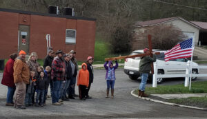 Pastor carries cross through Tunnelton in honor of holiday
